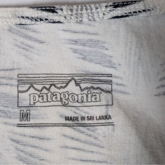 Patagonia Sleeveless Midi Dress Palm Print Womens Size Medium - Picture 3 of 7